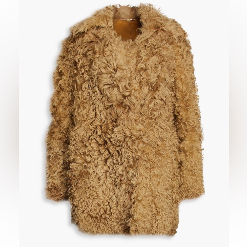 Alberta Ferretti reversible shearling coat sz IT40 / small
